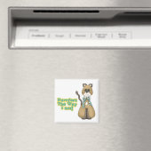 Purfect Autism Awareness Kitty Cat Magnet (In Situ (Geschirrspüler))