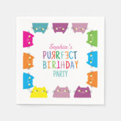 Purfect Birthday Party Serviette (Vorderseite)