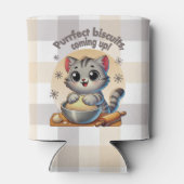 "Purfect biscuits, kommend" Katzenkuppe Dosenkühler (Rückseite)