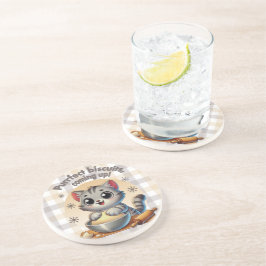 "Purfect biscuits, kommend" Katzenkuppe Getränkeuntersetzer