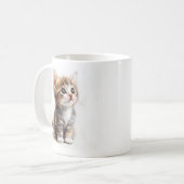 Purfect Blend: Kaffee und Katzen, individuell eins Kaffeetasse (Vorderseite Links)