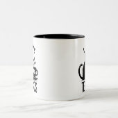 Purfect Brew: Ich Liebe Tee und Katzen Zweifarbige Tasse (Mittel)