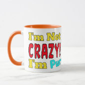 Purfect - Cartoon Novelty Funny Cat Tasse (Links)