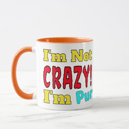 Purfect - Cartoon Novelty Funny Cat Tasse (Links)
