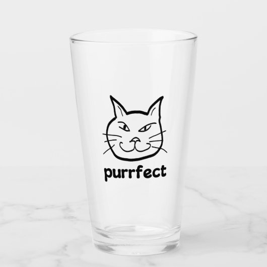 Purfect Cat Glas (Vorderseite)