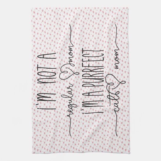 Purfect Cat-Mama Geschirrtuch (Vertikal)