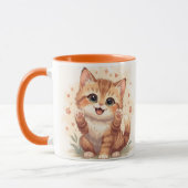 "Purfect Cat Tasse: Twinkle & Play" Tasse (Links)
