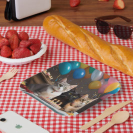 Purfect Celebration: Geburtstagsparty einer Katze Pappteller