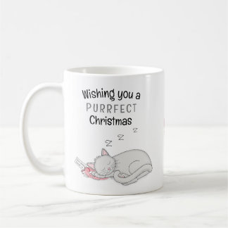 Purfect Christmas Schlafen Cat Tasse