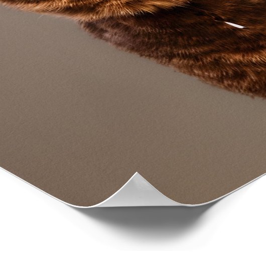 Purfect Cowboy: Feline Frontier Adventure Poster (Ecke)