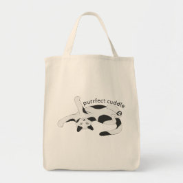 Purfect Cuddle Grocery Tote Bag Tragetasche