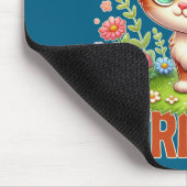 Purfect Friend pun Niedlich orange Katzenkätzchen Mousepad (Ecke)