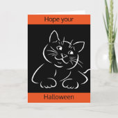 Purfect Halloween Karte (Vorderseite)