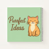 Purfect Ideas - Niedliche Cat Notebook-Abdeckung Notizblock (Rückseite)