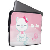 Purfect Kitty Kitten Girls Laptopschutzhülle (Vorne Rechts)
