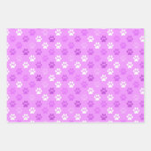 Purfect Pet Paw Prints Geschenkpapier Set (Vorderseite 3)