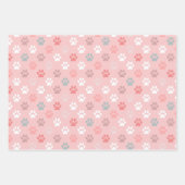 Purfect Pet Paw Prints Geschenkpapier Set (Vorderseite)