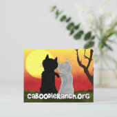 'Purfect' Postkarte (Stehend Vorderseite)