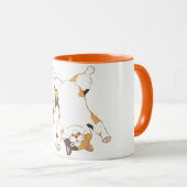 Purfect Sip: Brown Cat Tasse for Cat Lovers (VorderseiteRechts)