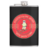 Purfect Slope Skiing mit Santa Claws Flachmann (Vorderseite)