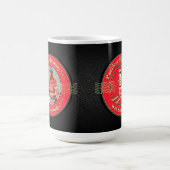 Purfect Slope Skiing mit Santa Claws Kaffeetasse (Mittel)