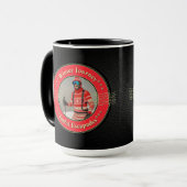 Purfect Slope Skiing mit Santa Claws Tasse (Vorderseite Links)
