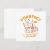 Purfect Summer Camp - Vintage Katze (Vorne/Hinten)