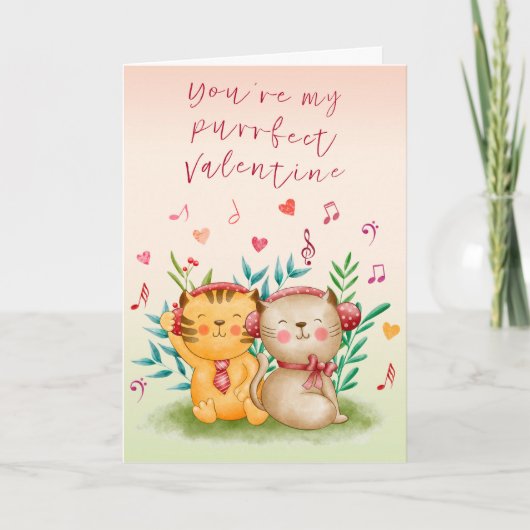 Purfect Valentine Karte (Vorderseite)