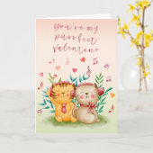 Purfect Valentine Karte (Gelbe Blume)