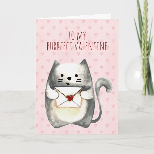 Purfect Valentine Karte (Vorderseite)
