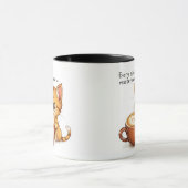 Purfektion in jeder Sippe - Niedliche Katze Latte Tasse (Zentrum)