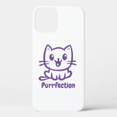 Purfektion, sehr Niedliche Anime-Katze Case-Mate iPhone Hülle (Rückseite)