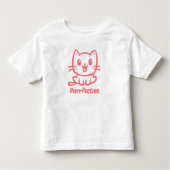 Purfektion, sehr Niedliche Anime-Katze Kleinkind T-shirt (Vorderseite)
