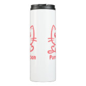 Purfektion, sehr Niedliche Anime-Katze Thermosbecher (Rückseite)