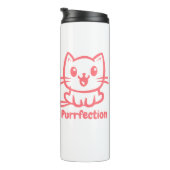 Purfektion, sehr Niedliche Anime-Katze Thermosbecher (Nach rechts gedreht)