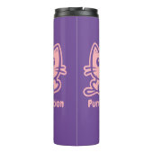 Purfektion, sehr Niedliche Anime-Katze Thermosbecher (Rückseite)