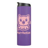 Purfektion, sehr Niedliche Anime-Katze Thermosbecher (Nach rechts gedreht)
