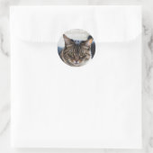 Purfektion übt runder aufkleber (Tasche)