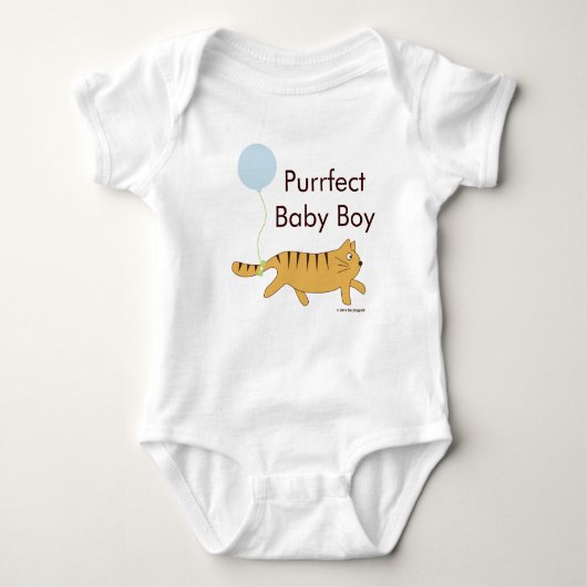 Purffect Baby Boy Cat mit Balloon Shirt (Vorderseite)