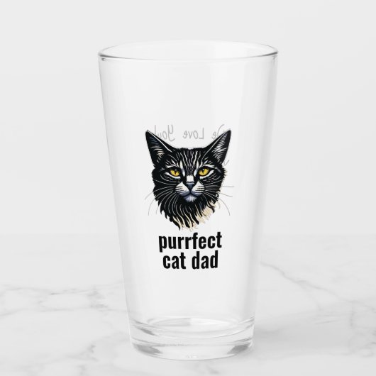 Purffect Cat Vater Glas (Vorderseite)