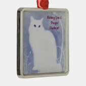 Purffect Christmas Cat Ornament Aus Metall (Rechts)