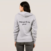 Purffect Schwarz-Weiß-Katze Hoodie (Schwarz voll)