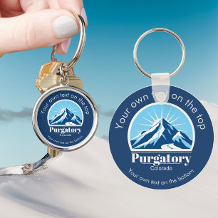 Purgatory Colorado Skigebiet Geschenk Schlüsselanhänger