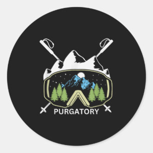 Purgatory Resort Colorado Ski Resort Souven Runder Aufkleber