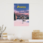Purgatory-Ski-Resort-Reiseposter Poster (Küche)
