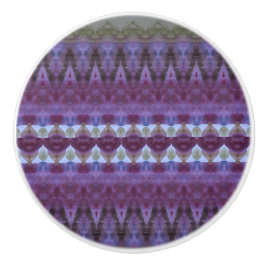 Puri und Blau Keramikknauf