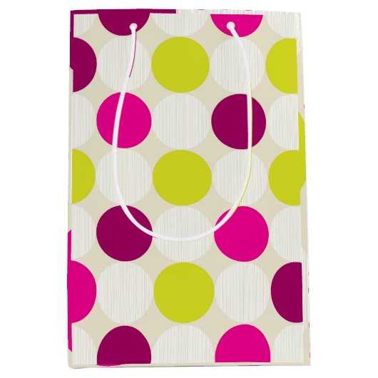 Puri und Gelb Mittlere Geschenktüte (Vorderseite)