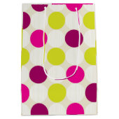 Puri und Gelb Mittlere Geschenktüte (Rückseite)