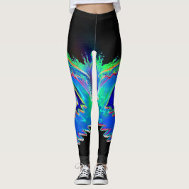 Purim פּ רִ ם Vashtis maske futuristische Krone י Leggings