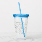 Purim Acryltrinkbecher (Links)